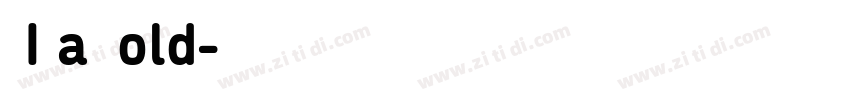 DINa Bold字体转换